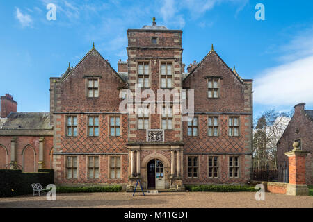 Kiplin Hall est une maison historique de style jacobéen à Kiplin dans Yorkshire du Nord, Angleterre Banque D'Images