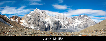 Vallée de Sölden, Zebrù Zebrù high peak mountain, montagne Ortles, Trentin-Haut-Adige, Italie Banque D'Images