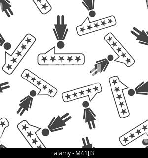 Les commentaires, notation, commentaires de l'utilisateur une impression de fond transparent. Business flat vector illustration. Symbole Reviews s modèle. Illustration de Vecteur