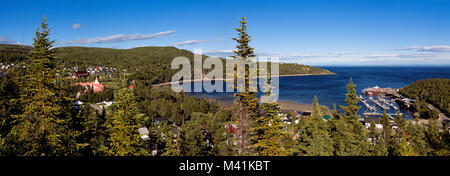 Canada, Quebec Province, Région de Manicouagan, du fleuve Saint-Laurent et de la baie de Tadoussac qui est une partie de Club des Plus Belles Baies du Monde Banque D'Images