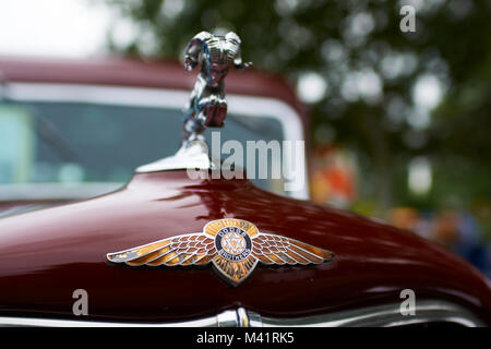 1938 Dodge brothers pickup rouge Banque D'Images