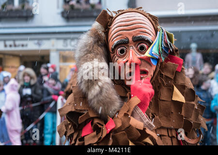 Défilé du carnaval dans la région allemande de l'Allgau, Baden-Wurttemberg, Wangen im Allgau Banque D'Images