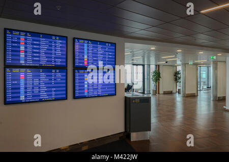 Conseil départs dans Københavns lufthavn Banque D'Images