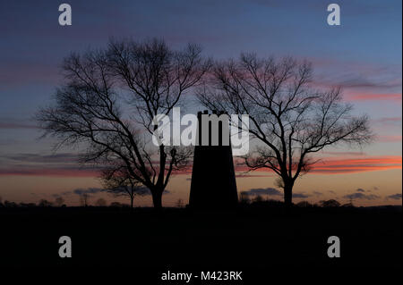 Le moulin noir au coucher du soleil sur Beverley Westwood à l'extérieur de la ville de marché de Beverley dans l'East Yorkshire Banque D'Images