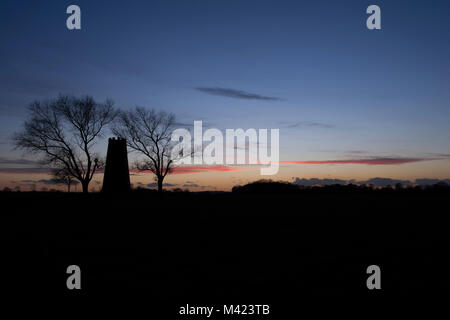 Le moulin noir au coucher du soleil sur Beverley Westwood à l'extérieur de la ville de marché de Beverley dans l'East Yorkshire Banque D'Images