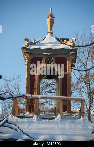 Pavillon chinois, Kina slott, le Théâtre du Château de Drottningholm, slott (Stockholm, Suède) Banque D'Images