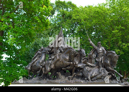 Ulysses S. Grant Memorial restauré sur le côté ouest de la capitale américaine Banque D'Images