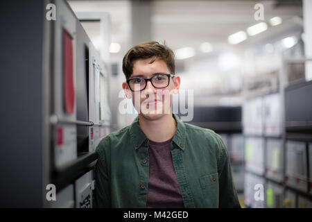 Portrait d'un étudiant à l'obtention du diplôme show Banque D'Images