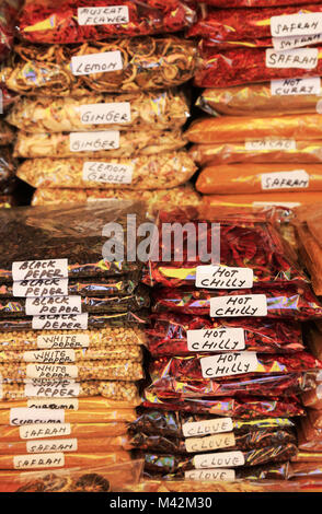 Épices à vendre à Candi Kuning Market.Bedugul.Bali.L'Indonésie Banque D'Images