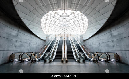 La station de métro de Malmö prises en 2015 Banque D'Images