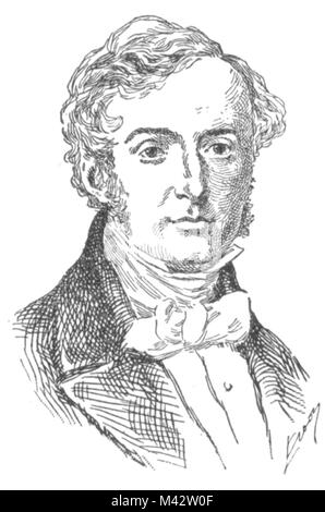 Robert Brown (1773 - 1858), botaniste écossais et paléobotaniste Banque D'Images