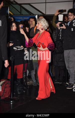 Rome, Italie. Feb 13, 2018. Rome, le cinéma Adriano Aperçu du film La Veuve de Winchester, dans l'image : Helen Mirren : Crédit Photo Agency indépendante/Alamy Live News Banque D'Images