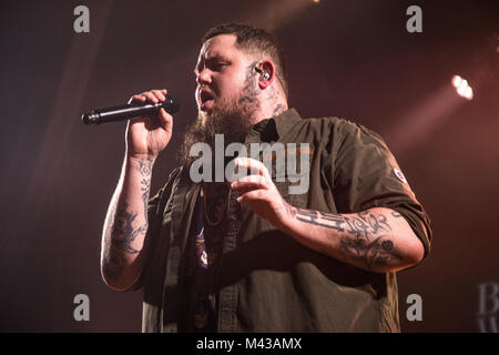 Islington Assembly Hall, Royaume-Uni. Feb 13, 2018. WarChild's Brits Semaine, Rag n Bone Man performing à Islington Assembly Hall - 13 février 2018 Crédit : Tom Rose/Alamy Live News Banque D'Images