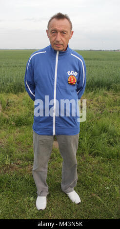 Joachim Streich ( FC Hansa Rostock et 1.FC Magdebourg) Banque D'Images