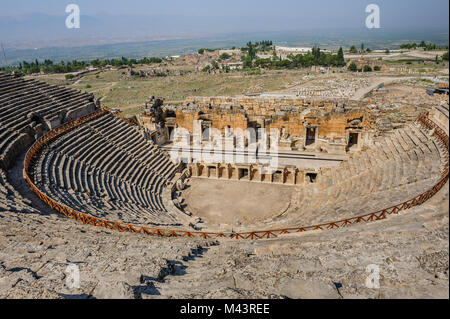 Amphithéâtre antique de Hierapolis Banque D'Images
