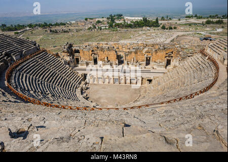 Amphithéâtre antique de Hierapolis Banque D'Images