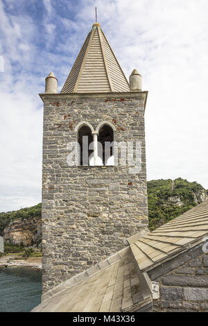 Portovenere, église de San Pietro, ligurie, italie Banque D'Images