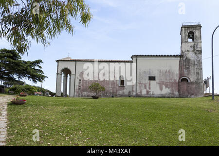 Rio nell'Elba, l'église Santissima Trinita, l'île d'Elbe Banque D'Images