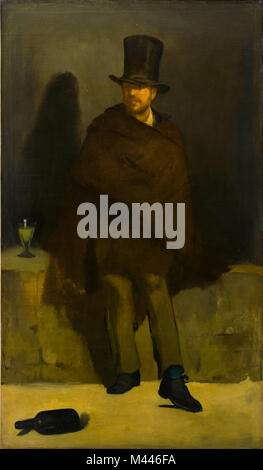 Édouard Manet, le buveur d'Absinthe, 1859 Banque D'Images