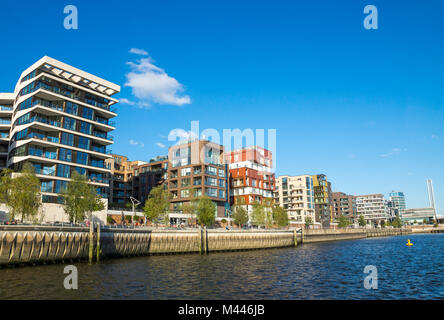 Appartement neuf bâtiments vus dans la Hafencity dans H Banque D'Images