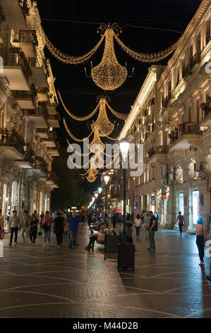 Nizami Street, Bakou (azéri : Nizami) küçəsi Banque D'Images