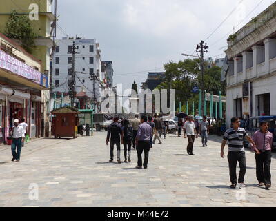 Durbar Square de Katmandou, Népal, le 4 septembre 2015 : Rush sur la Place Durbar de Katmandou Banque D'Images