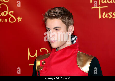 Madame Tussauds dévoile la cire de Justin Bieber Banque D'Images