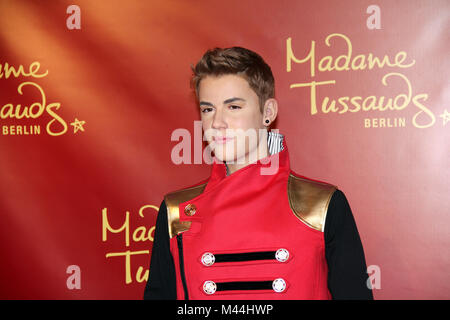 Madame Tussauds dévoile la cire de Justin Bieber Banque D'Images