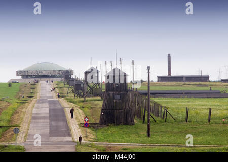 Majdanek - camp de concentration allemand en Pologne. Banque D'Images