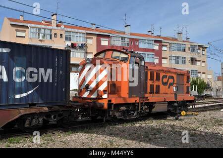 Diesel-électrique;cp;1444;constância;portugal ; Banque D'Images