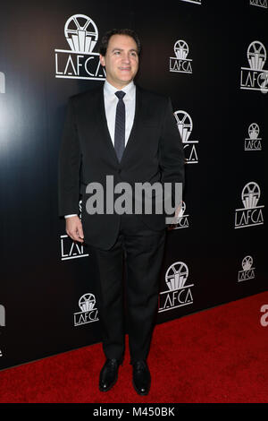 43e rapport annuel Los Angeles Film Critics Association Awards, qui a eu lieu à l'hôtel InterContinental Century City dans le quartier de Los Angeles, Californie. Avec : Michael Stuhlbarg Où : Los Angeles, California, United States Quand : 13 Jan 2018 Credit : Sheri/WENN.com Determan Banque D'Images