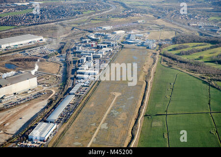 Le parc d'affaires de Sheffield, Sheffield, sur le site de l'ancien aéroport de Sheffield, South Yorkshire, dans le Nord de l'Angleterre Banque D'Images