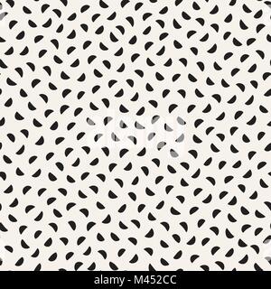 Vecteur Seamless pattern chaotique. Dispersés au hasard des formes géométriques. Abstract background Illustration de Vecteur