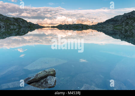 Dolomites de Brenta vue du Lago Nero, Parc Naturel Adamello Brenta, province de Trento, Trentino Alto Adige, Italie, Europe district Banque D'Images