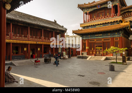 Lama Temple, Beijing, Chine Banque D'Images