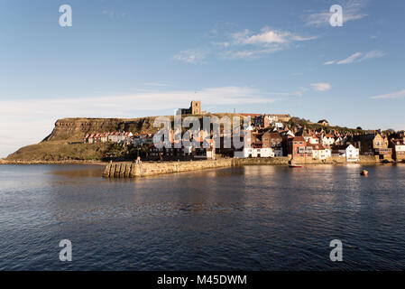 Eglise St Mary The Virgin Whitby Banque D'Images