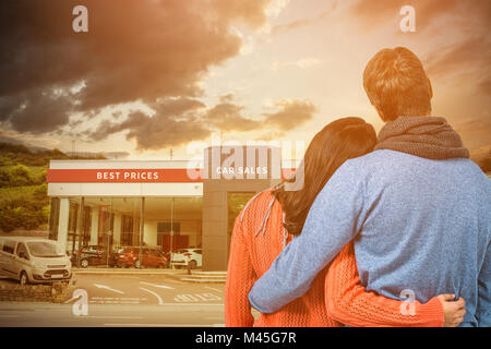 Libre de couple against white background Banque D'Images