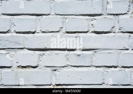 Blanc en briques peintes comme seamless texture Banque D'Images