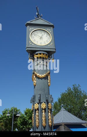 Horloge Art Nouveau en Ahlbeck Banque D'Images