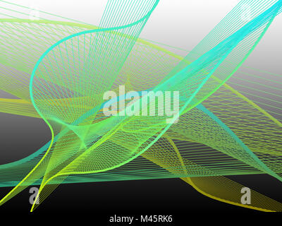 Lumineux et dynamique spirale linéaire avec des Greadient Banque D'Images