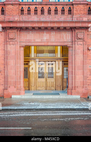 GLASGOW, ÉCOSSE - 17 janvier 2018 : une vue sur le célèbre stade Ibrox qui est le foyer de Rangers Football Club. Banque D'Images