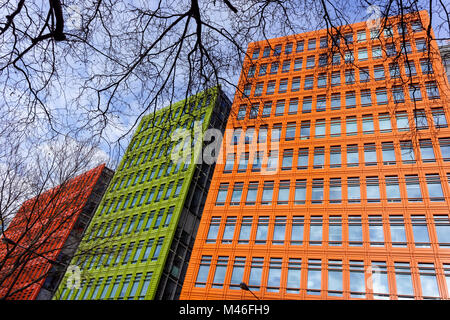 Central Saint Giles le développement à Londres, Angleterre, Royaume-Uni, UK Banque D'Images