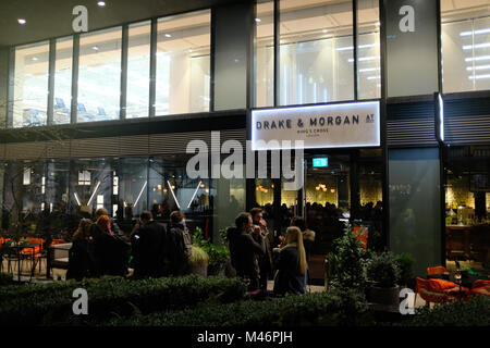 Drake & Morgan restaurant à Kings Cross, Londres, Angleterre, Royaume-Uni Banque D'Images