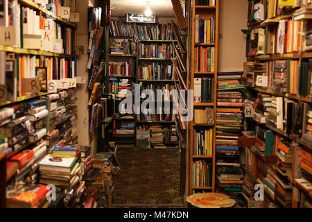 Vue générale d'une vieille librairie à Bognor Regis, West Sussex, UK. Banque D'Images