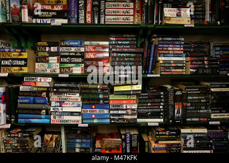 Vue générale d'une vieille librairie à Bognor Regis, West Sussex, UK. Banque D'Images