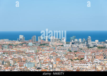 Les nouveaux immeubles de grande hauteur dans le quartier El Born. Barcelona Banque D'Images