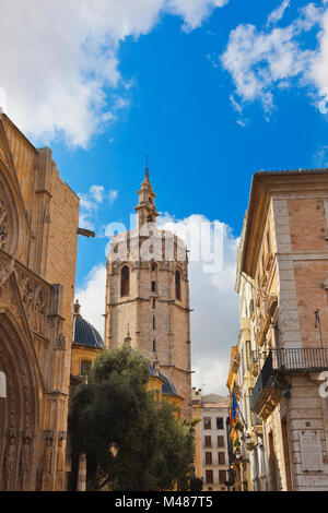 Basilique-cathédrale Métropolitaine - Valencia Espagne Banque D'Images