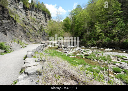 Taughannock Falls State Park Banque D'Images