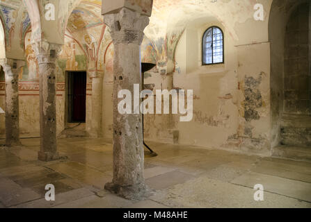 Crypte de la Basilique de Santa Maria Assunta Banque D'Images