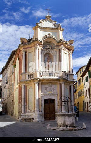 Casa del Cavallo église dans le centre historique de Sienne Banque D'Images